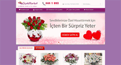 Desktop Screenshot of cicekmarket.com